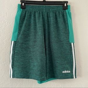 Adidas Climalite Basketball Athletic Shorts Boy's‎ LARGE 14/16 Green